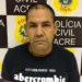 Chefe de facção criminosa é preso ao buscar filha no aeroporto de Rio Branco — Foto Divulgação Polícia Civil