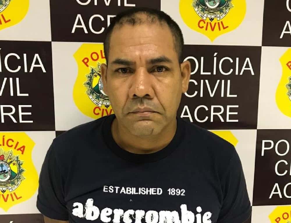 Chefe de facção criminosa é preso ao buscar filha no aeroporto de Rio Branco — Foto Divulgação Polícia Civil