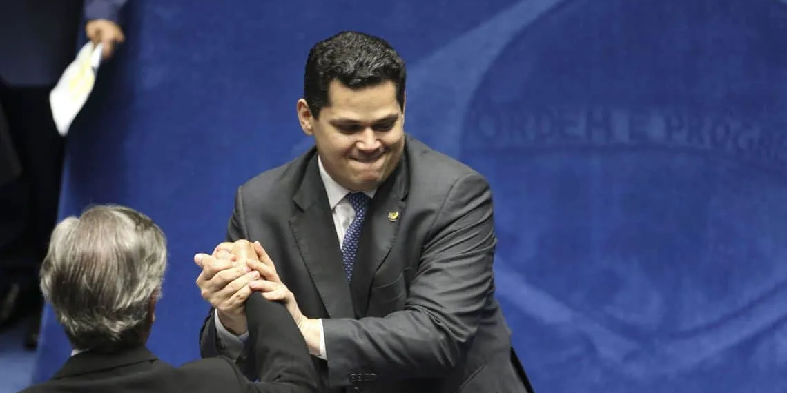Plenário do Senado incia o processo de votação para escolha de seu novo presidente. Na foto, Davi Alcolumbre