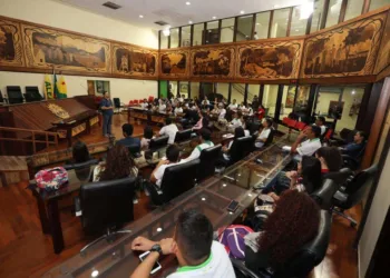 Alunos do Ifac visitam Assembleia Legislativa e conhecem trabalho parlamentar
