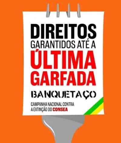 Movimentos promovem banquetaço contra a extinção do Consea