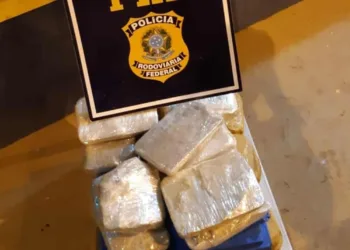 Em abordagem, PRF-AC apreende 50 quilos de drogas escondidos em carroceria de veículo