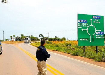 Feriado de Carnaval não registra mortes nas rodovias federais do Acre, diz PRF