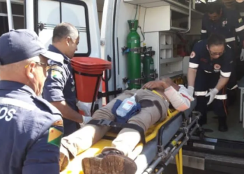 Assaltante é baleado após tentar assaltar um policial à paisana
