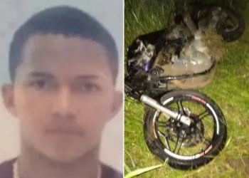 Jovem de 21 anos morre após bater moto durante racha no interior do Acre — Foto Divulgação PM-AC