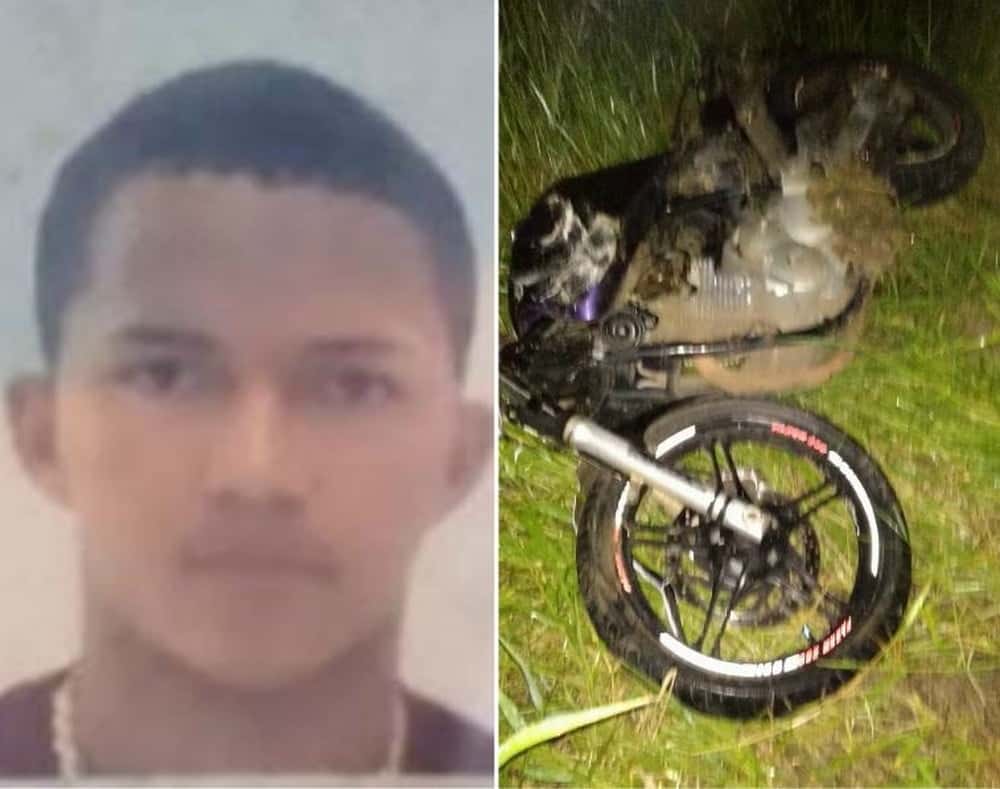 Jovem de 21 anos morre após bater moto durante racha no interior do Acre — Foto Divulgação PM-AC