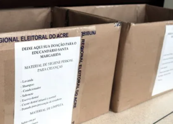 TRE/AC inicia campanha de arrecadação de mantimentos às crianças do educandário Santa Margarida