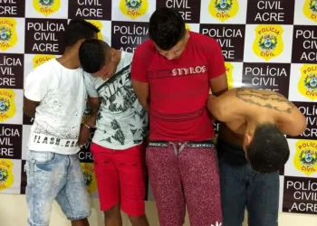 Filho e mais quatro homens são condenados a mais de 140 anos pela morte de fazendeiro no interior do Acre — Foto Aline Nascimento G1