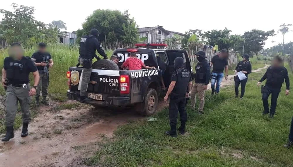 No AC, 15 são presos em operação para recapturar foragidos acusados de homicídio e feminicídio — Foto Divulgação Polícia Civil do Acre