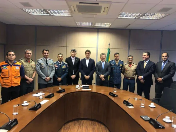 Comandante-geral do Corpo de Bombeiros Militar do Acre participa de Reunião com Ministro do Meio Ambiente