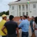 Secretários e engenheiros acompanham o início das obras de revitalização do Palácio Rio Branco (Foto Assessoria Seinfra)