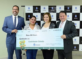 Nota Premiada: Prefeitura entrega R$ 8 mil em prêmios