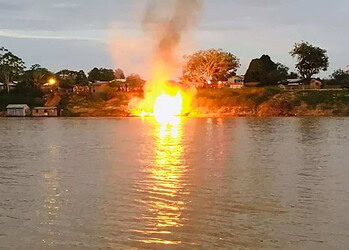 Barco que explodiu no Acre transportava 5 mil litros de gasolina em vasilhas, diz polícia