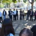 Advogados se reúnem em frente ao Quartel da PM e repudiam agressão contra o colega da classe