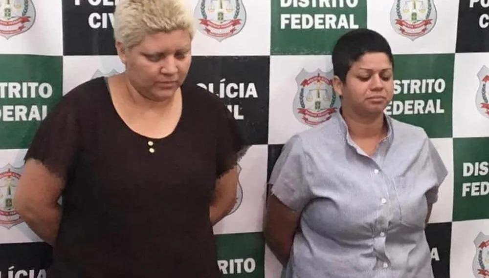 Mulheres suspeitas de matar e esquartejar menino de 9 anos no DF — Foto Divulgação PC DF