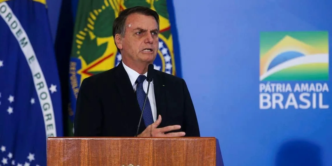 O presidente Jair Bolsonaro preside Solenidade de Lançamento de Linha de Crédito do BNDES para Organizações Filantrópicas.