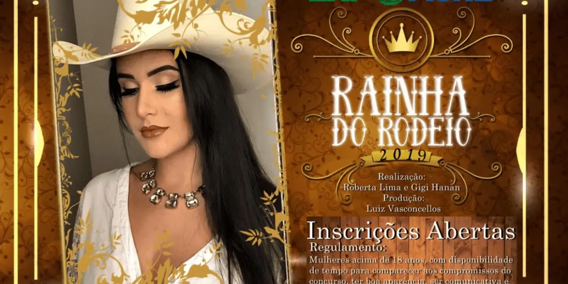 Inscrições para o Certame Rainha do Rodeio da Expoacre