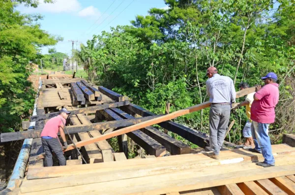 Prefeitura acelera obra de revitalização da ponte do Taquari