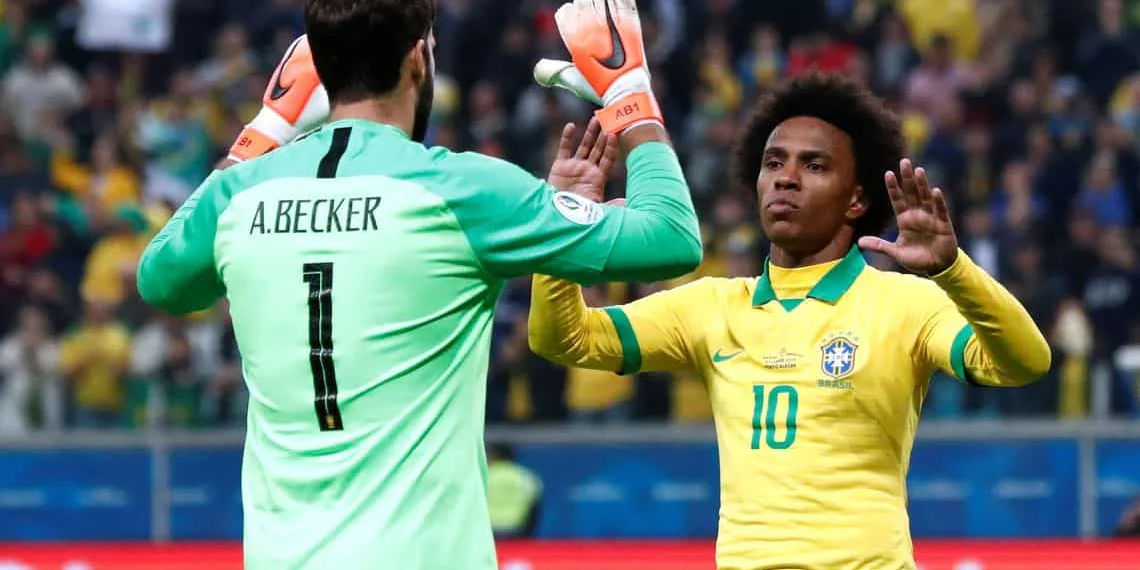 Lesão tira Willian da final da Copa América