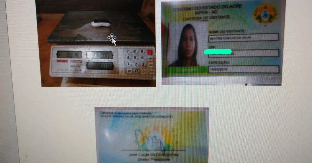Agentes Penitenciários dão voz de prisão a mulher que tentava entrar com drogas enroladas no cabelo