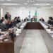 O presidente Jair Bolsonaro se reúne com os nove governadores dos estados que compõem a Amazônia Legal