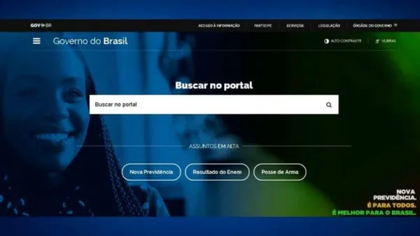 Portal único do governo já está disponível na internet