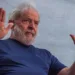 SAO BERNARDO DO CAMPO, BRAZIL - APRIL 07:  Former President Luiz Inacio Lula da Silva gestures to supporters at the headquarters of the Metalworkers' Union where a Catholic mass was held in memory of his late wife Marisa Leticia on April 7, 2018 in the Sao Bernardo do Campo section of Sao Paulo, Brazil. An arrest warrant was issued on Thursday for da Silva to serve a 12-year jail term for corruption. The 72 year old former president told the crowd "I will comply with their warrant." (Photo by Victor Moriyama/Getty Images)