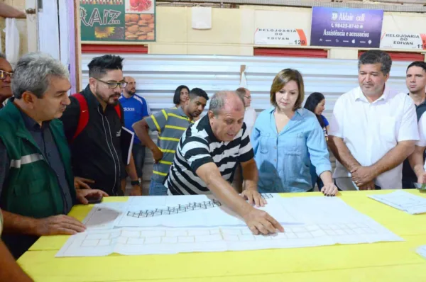 Prefeita Socorro Neri cobra celeridade nas obras de reforma do Mercado Aziz Abucater