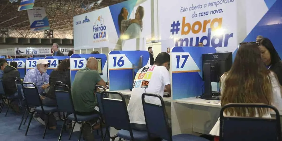 Brasília - A Caixa Econômica Federal realiza a segunda e última rodada do Feirão da Casa Própria 2017 (José Cruz/Agência Brasil)