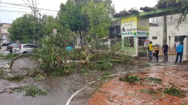 Temporal causa prejuízos em Rio Branco