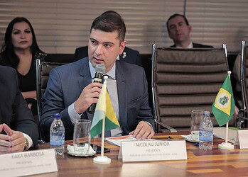 Nicolau Júnior participa de encontro de legisladores na Unale, em Brasília