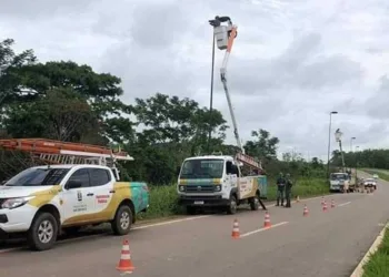 Estrada do Aeroporto: nova iluminação será inaugurada na próxima semana