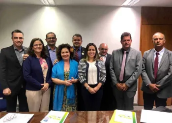 Perpétua recebe prefeitos dos municípios do Acre, em Brasília