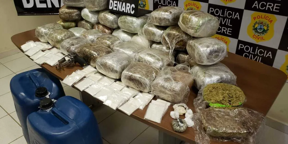 Polícia Civil realiza a maior apreensão de skank no Acre