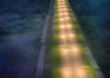 Mais de 500 luminárias de LED iluminam a estrada do aeroporto de Rio Branco