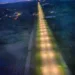 Mais de 500 luminárias de LED iluminam a estrada do aeroporto de Rio Branco