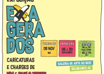 Sesc realiza exposição “Exagerados” no Calenarte em novembro