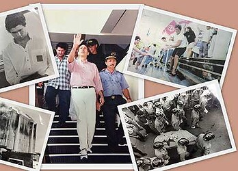 Manifestações, julgamento de Darly e Darcy Alves, prisão de Hildebrando, funeral de Edmundo Pinto e o incêndio da Aleac capturadas em imagens. (Fotos Arquivo A GAZETA)