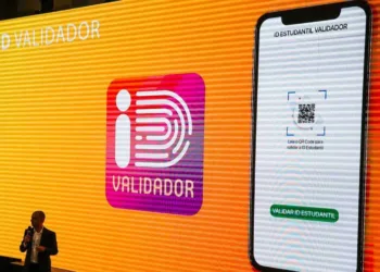 O diretor de Tecnologia e Informação do MEC, Daniel  Rogério, durante o lançamento do aplicativo da ID Estudantil