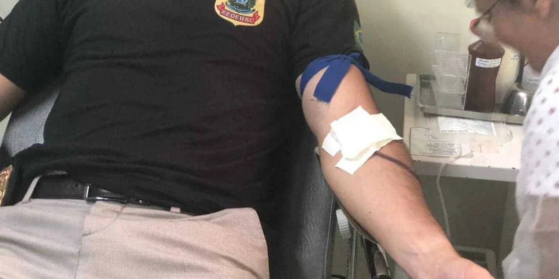 Sangue Bom: policiais federais aderem à semana do doador de sangue