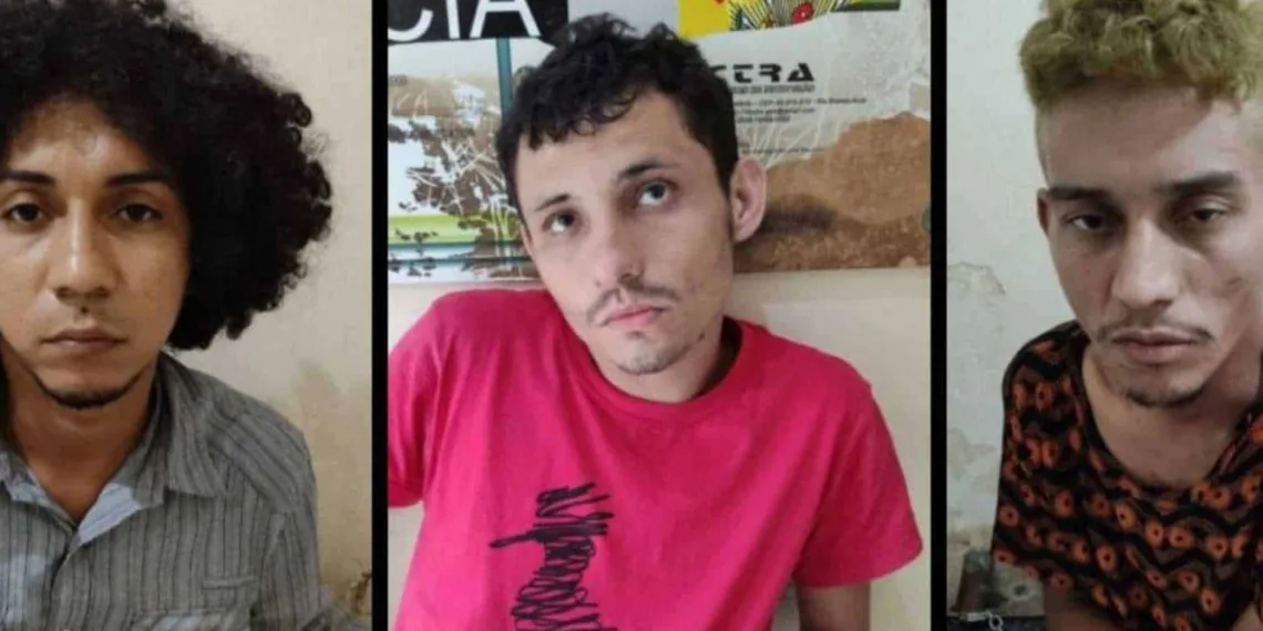 Três são presos em flagrante acusados de arrombamentos e roubos na Capital