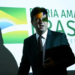 O ministro da Saúde, Luiz Henrique Mandetta, durante entrevista coletiva para atualizar o boletim sobre o novo coronavírus da China