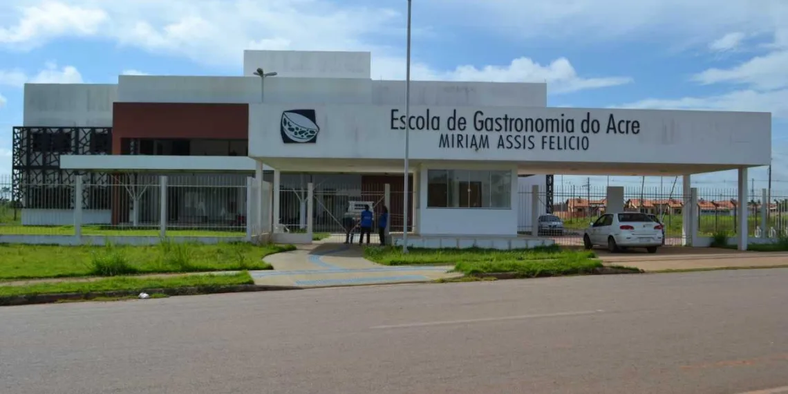 Escola está localizada em área estratégica no bairro Cidade do Povo Foto Jean Lopes (Secom Acre)