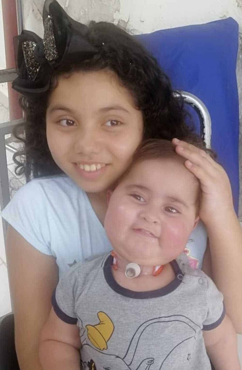 Maria Eduarda e Otávio Yankee Moura iam tomar a quarta dose do remédio para o tratamento de AME — Foto Arquivo da família
