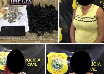 “Funkeiras do tráfico” são presas com drogas escondidas em casa