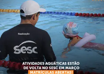 Atividades Aquáticas estão de volta no Sesc em março