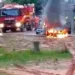 Homem é suspeito de agredir companheira e atear fogo em carro durante briga em Rio Branco — Foto Reprodução