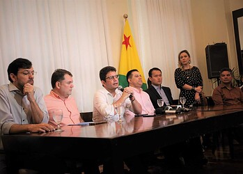 Coletiva sobre COVID-19 - Foto.Odair Leal-Sesacre