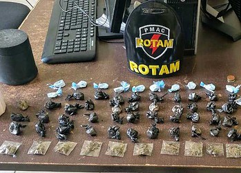 Policiais da Rotam capturam foragido e apreendem entorpecentes 11 F