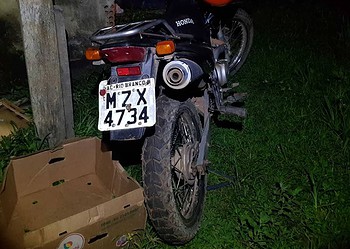 Bope recupera motocicleta roubada e apreende entorpecentes na Capital